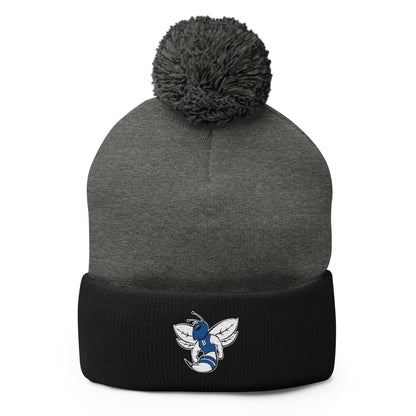 Pom - Pom Beanie | Bryant High School Track Booster | Hornet Logo
