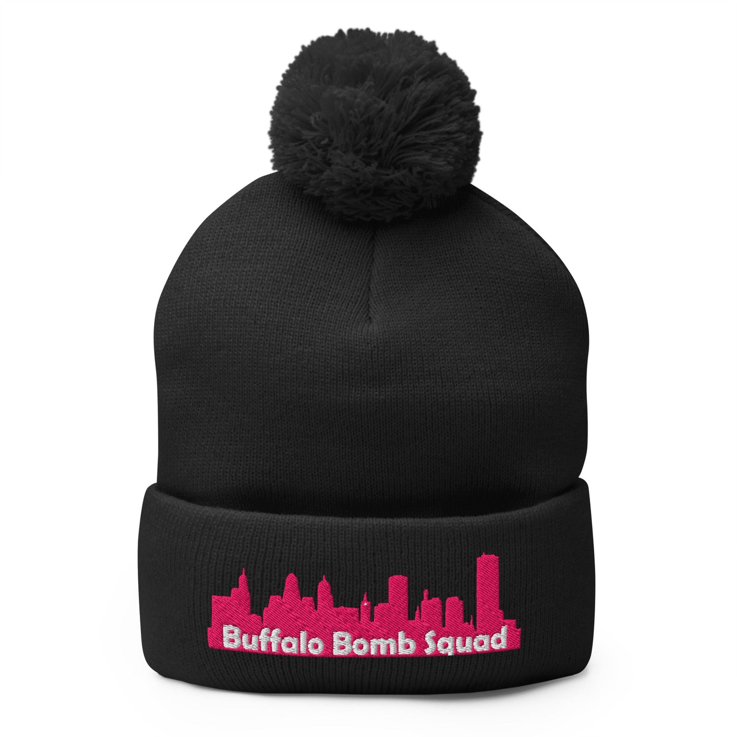 Pom - Pom Beanie | Buffalo Bomb Squad | Skyline Logo