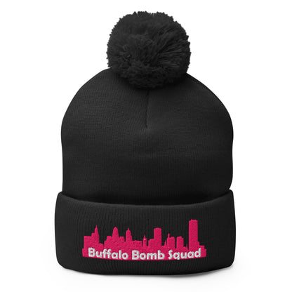 Pom - Pom Beanie | Buffalo Bomb Squad | Skyline Logo