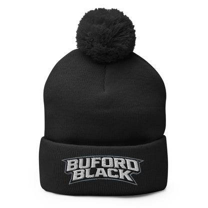 Pom - Pom Beanie | Buford Black 6U