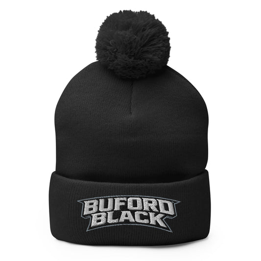 Pom - Pom Beanie | Buford Black 6U