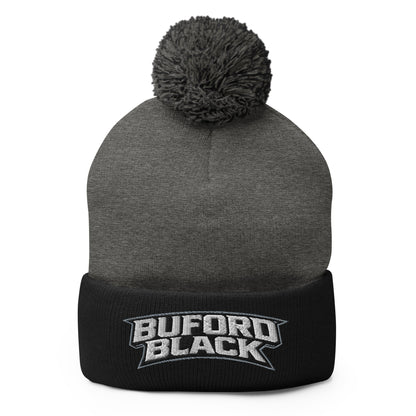Pom - Pom Beanie | Buford Black 6U