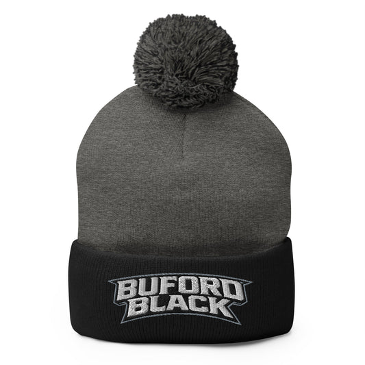 Pom - Pom Beanie | Buford Black 6U