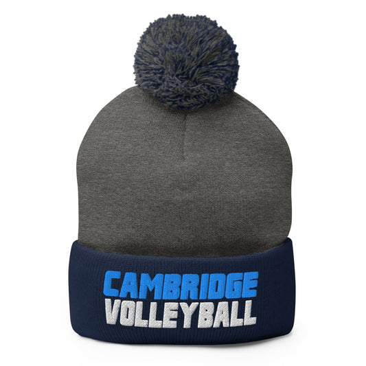 Pom - Pom Beanie | Cambridge Volleyball | Modern Logo