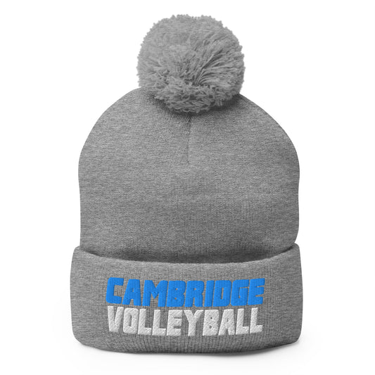 Pom - Pom Beanie | Cambridge Volleyball | Modern Logo