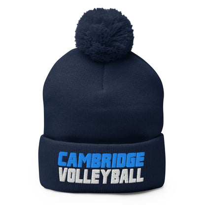 Pom - Pom Beanie | Cambridge Volleyball | Modern Logo