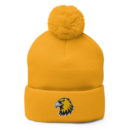 Pom - Pom Beanie | Cardinal Ohara Hawks | Gaze Icon Logo