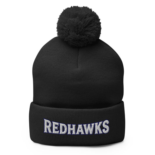 Pom - Pom Beanie | Carlisle Redhawks | Icon Logo