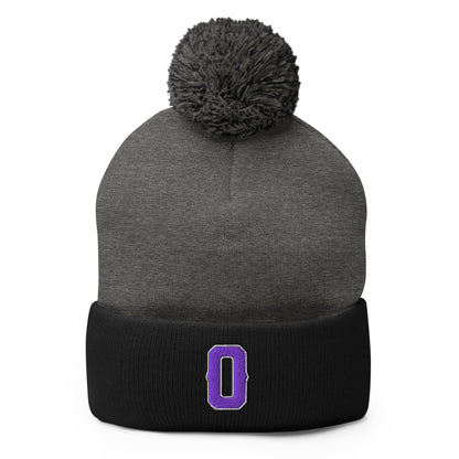 Pom-Pom Beanie | Carolina Outlaws Baseball | Emblem Logo