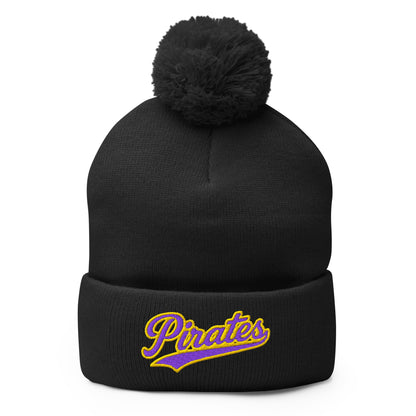 Pom - Pom Beanie | Carolina Pirates | Script Logo