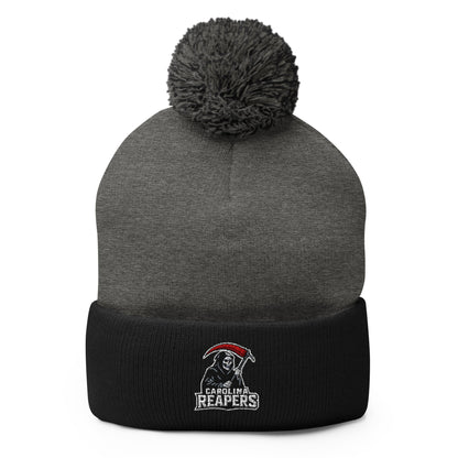 Pom - Pom Beanie | Carolina Reapers
