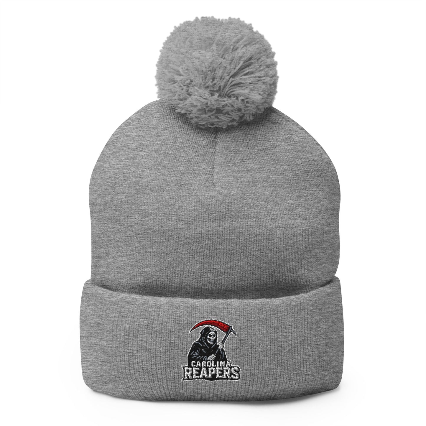 Pom - Pom Beanie | Carolina Reapers