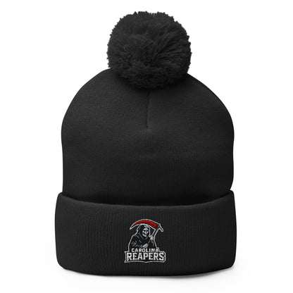 Pom - Pom Beanie | Carolina Reapers