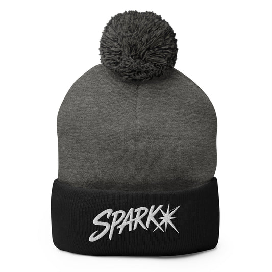 Pom-Pom Beanie | Carolina Sparkx | Athletics Logo