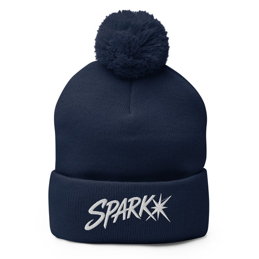 Pom-Pom Beanie | Carolina Sparkx | Athletics Logo