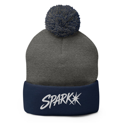 Pom-Pom Beanie | Carolina Sparkx | Athletics Logo
