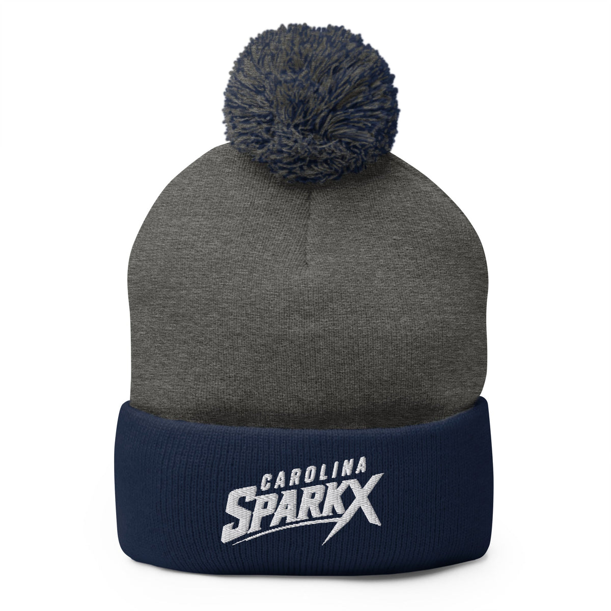 Pom-Pom Beanie | Carolina Sparkx | Vanguard Logo