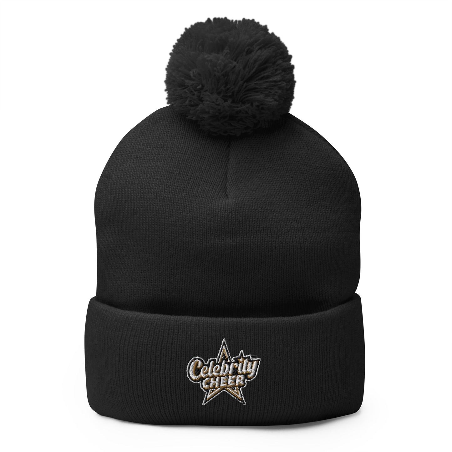 Pom - Pom Beanie | Celebrity Cheer | Celebrity Cheer Logo
