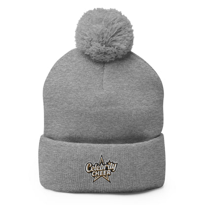 Pom - Pom Beanie | Celebrity Cheer | Celebrity Cheer Logo