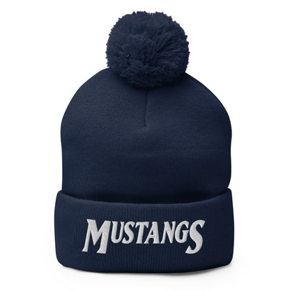 Pom-Pom Beanie | Central Maine Community College Woman’s Soccer | Vanguard Logo