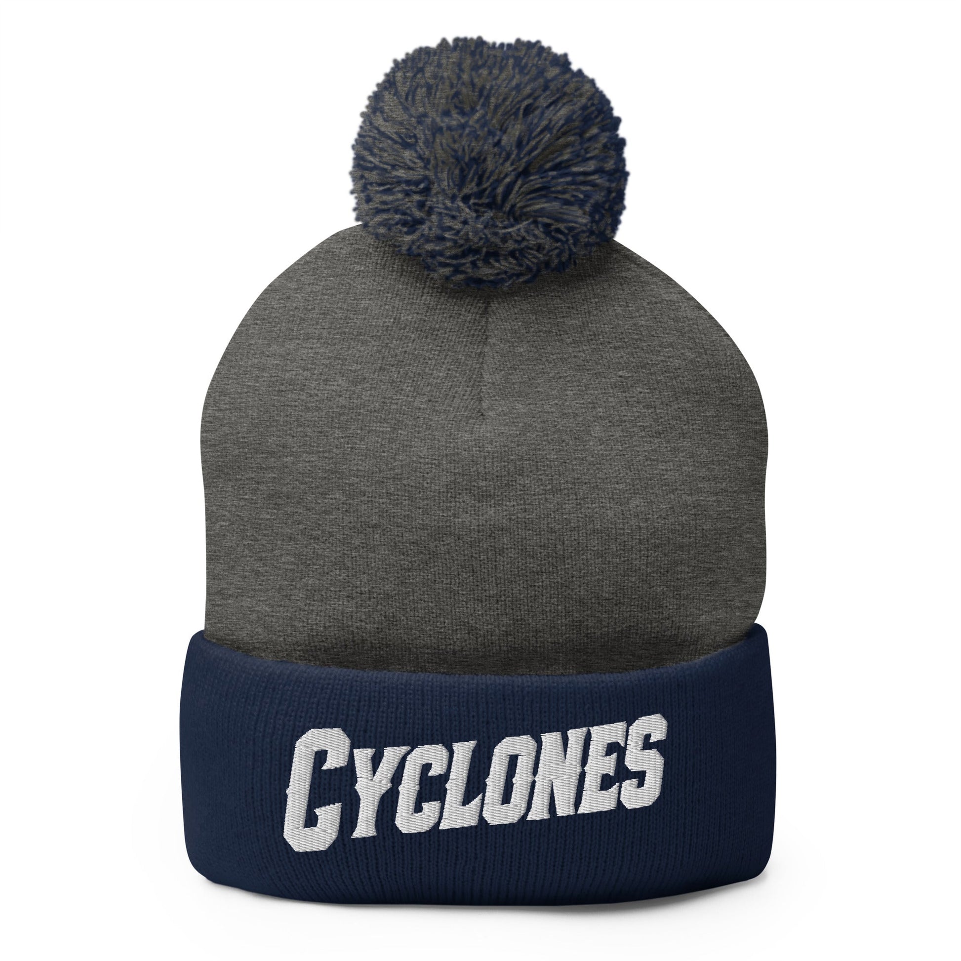 Pom-Pom Beanie | Centre County Cyclones | Badge Logo