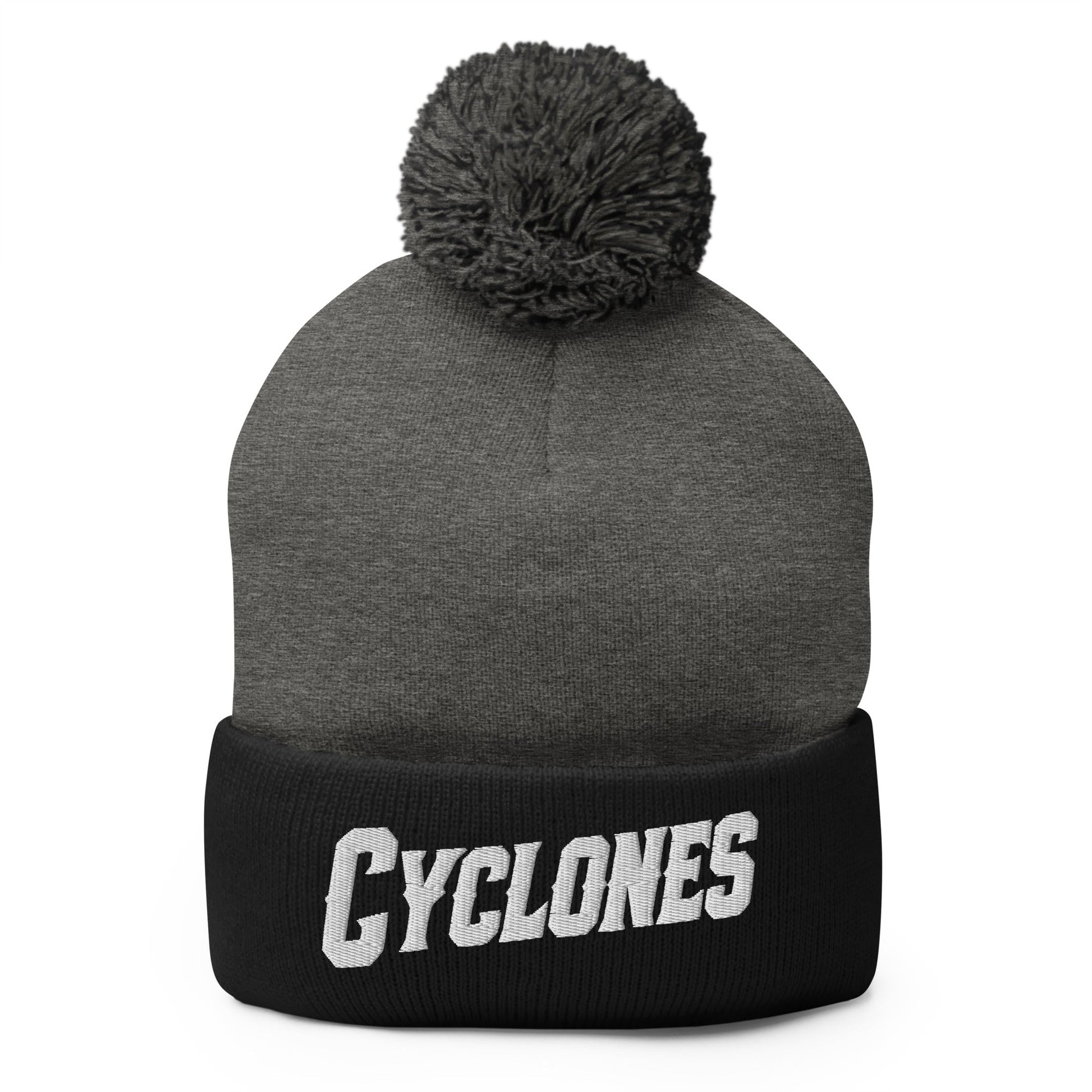 Pom-Pom Beanie | Centre County Cyclones | Badge Logo