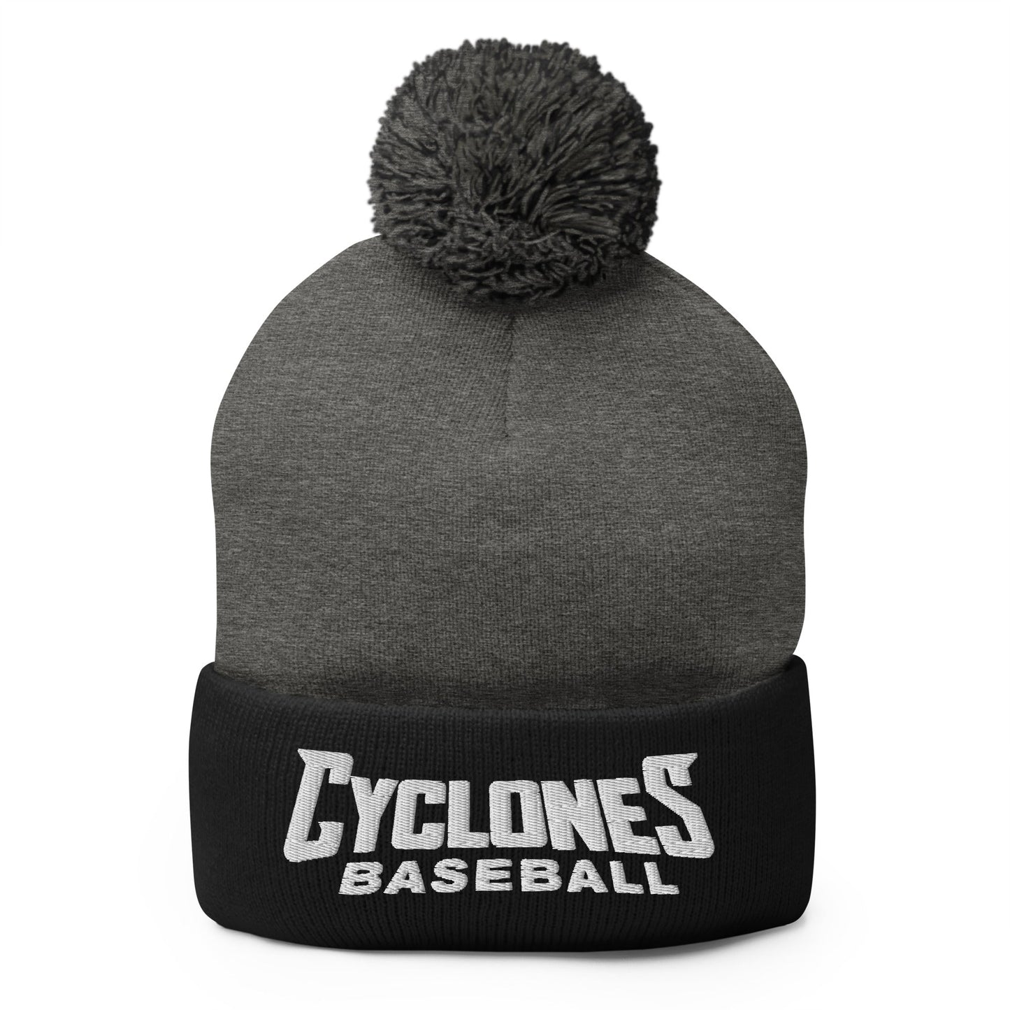 Pom-Pom Beanie | Centre County Cyclones | Crest Logo