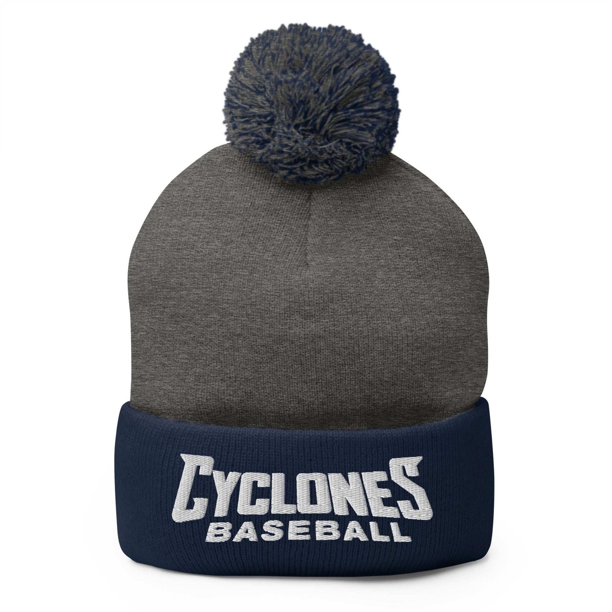 Pom-Pom Beanie | Centre County Cyclones | Crest Logo