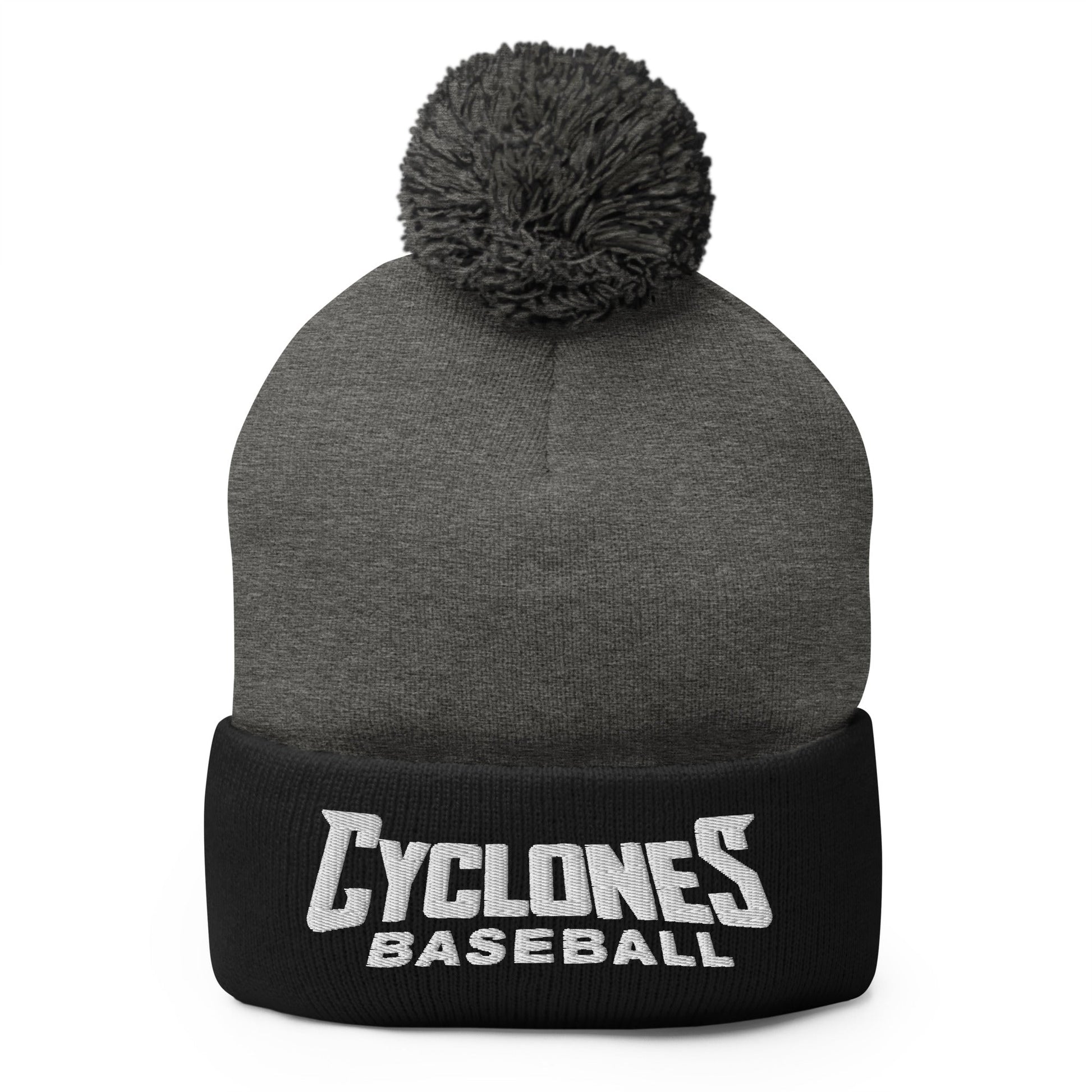 Pom-Pom Beanie | Centre County Cyclones | Crest Logo
