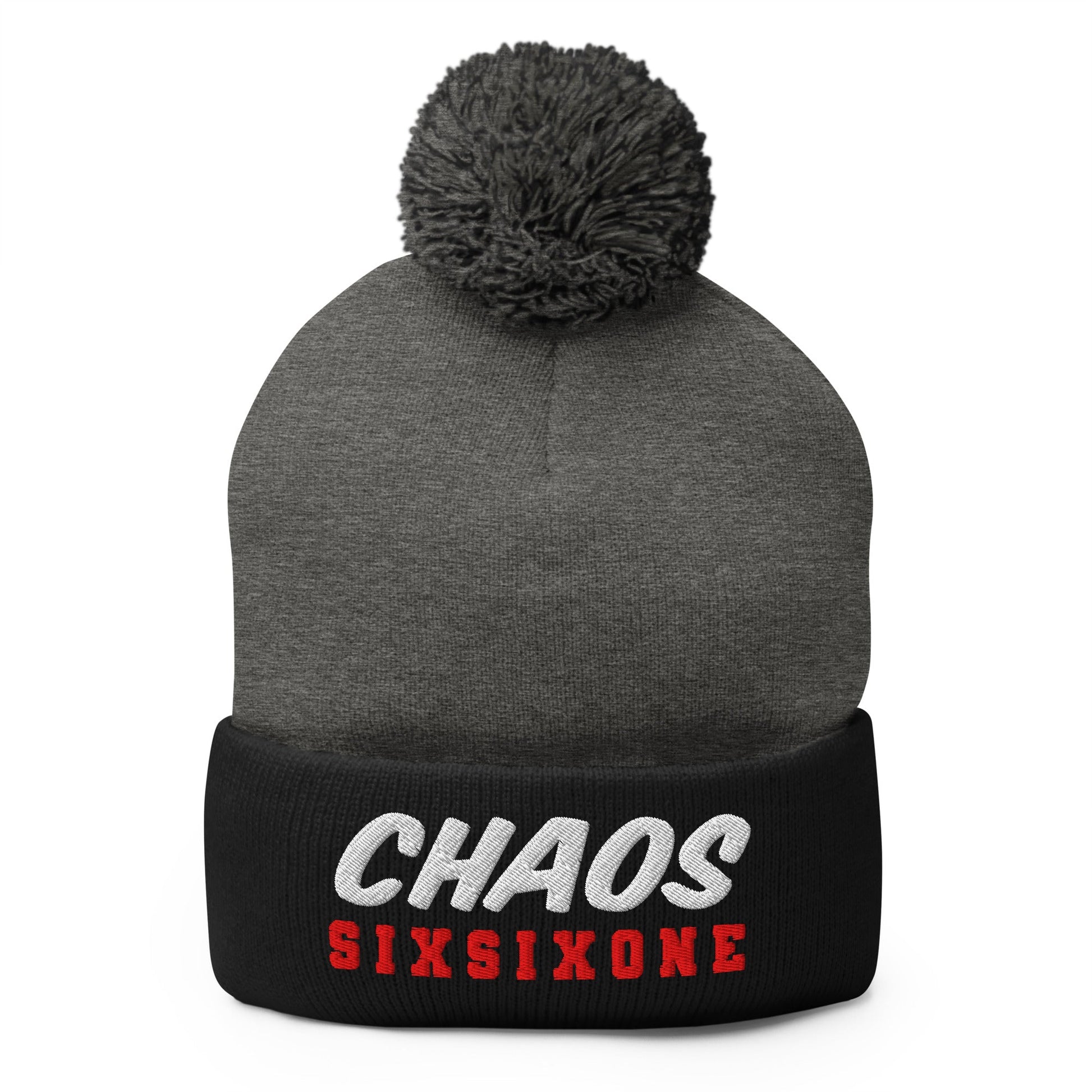 Pom - Pom Beanie | CHAOS 661 7u | SixSixOne Alt Logo