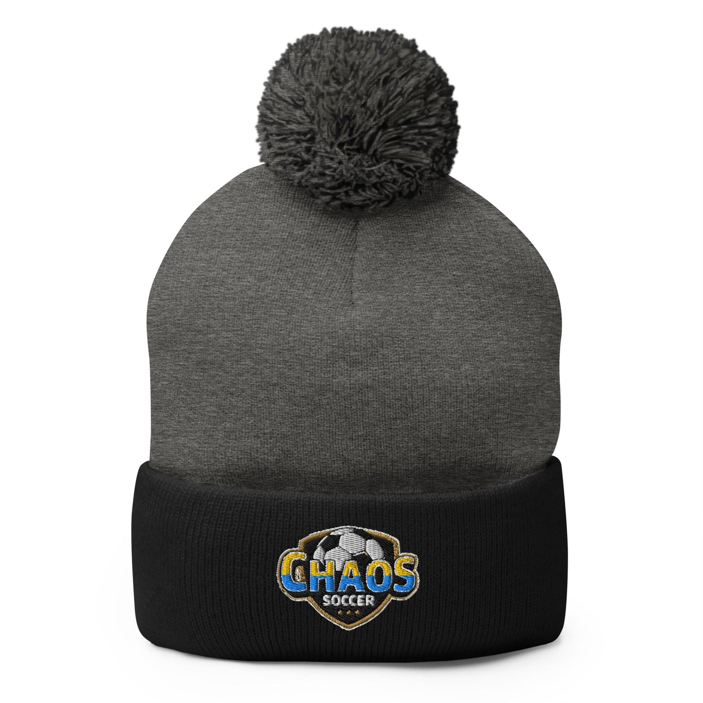 Pom - Pom Beanie | Chaos Soccer | Logo