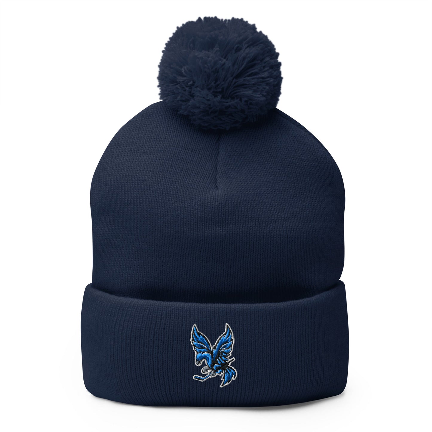 Pom - Pom Beanie | Charlotte Rise | Mascot Logo