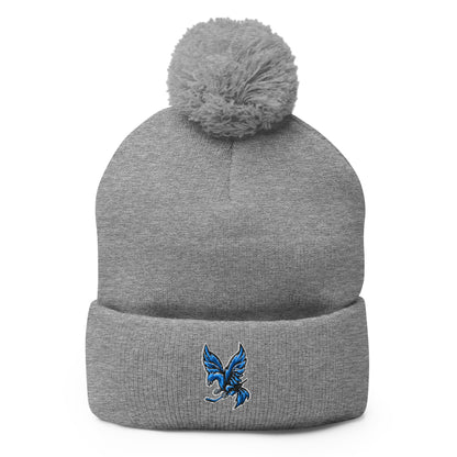 Pom - Pom Beanie | Charlotte Rise | Mascot Logo