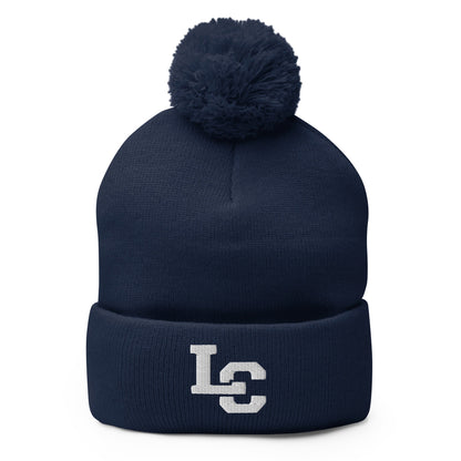 Pom-Pom Beanie | Cheer | LC Lettermark Logo