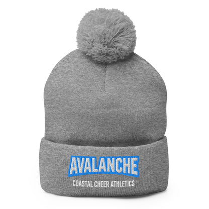 Pom - Pom Beanie | Coastal Cheer Athletics Avalanche | Alt Logo