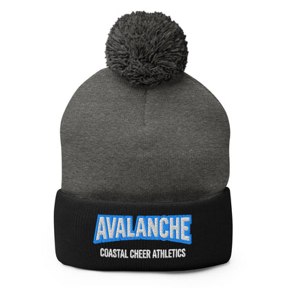 Pom - Pom Beanie | Coastal Cheer Athletics Avalanche | Alt Logo