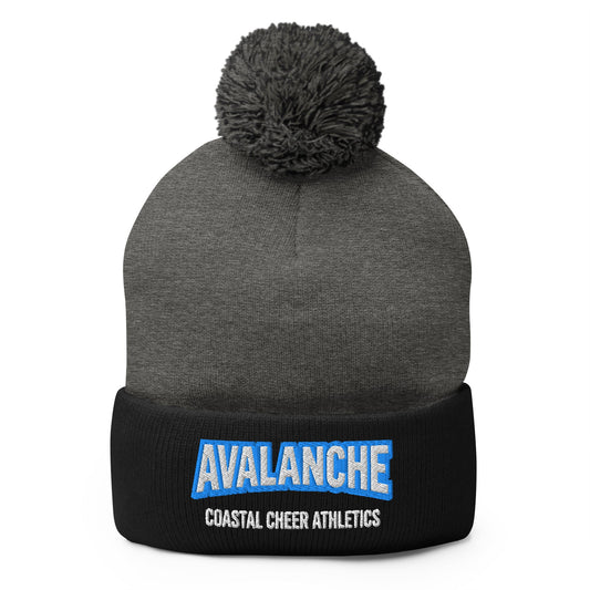 Pom - Pom Beanie | Coastal Cheer Athletics Avalanche | Alt Logo