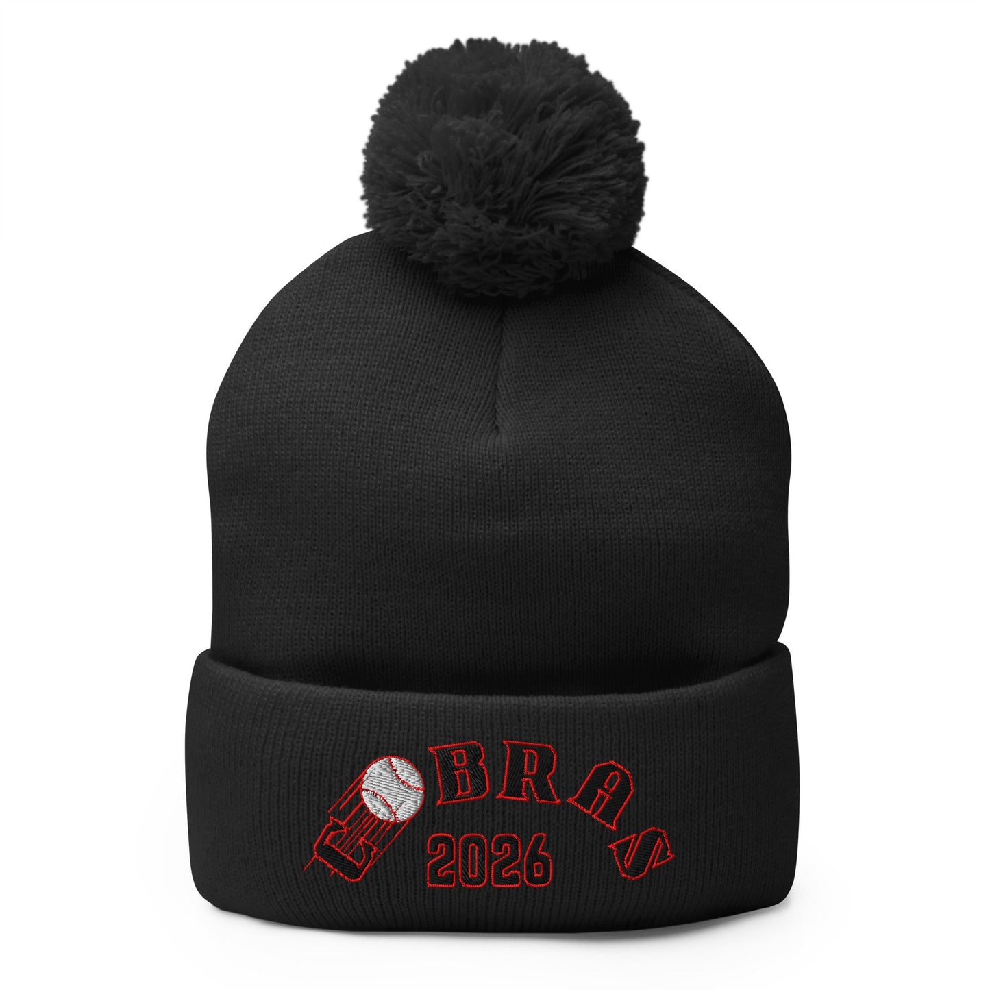 Pom - Pom Beanie | Cobras '26 | Minor Div Logo