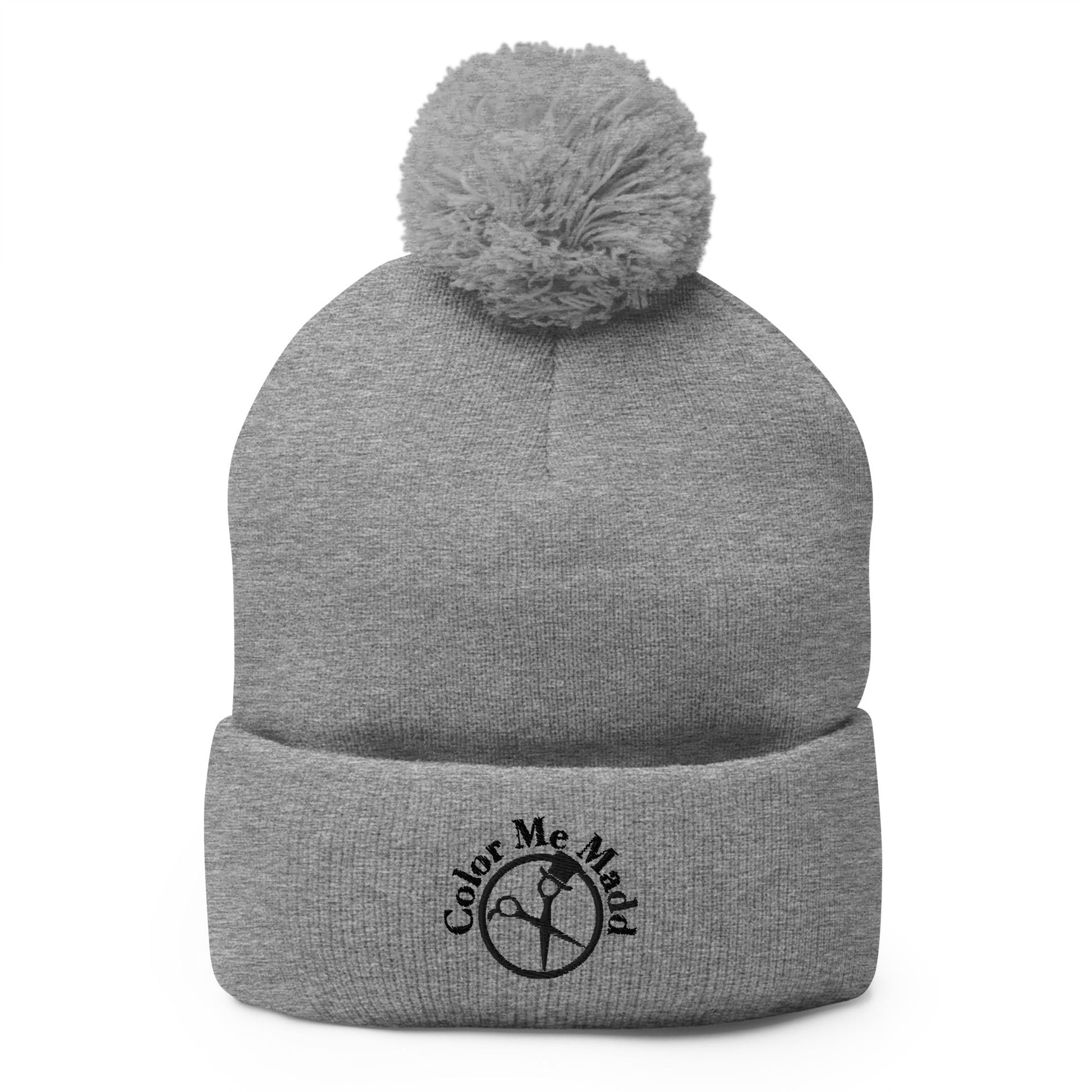 Pom - Pom Beanie | Color Me Madd | Crest Logo