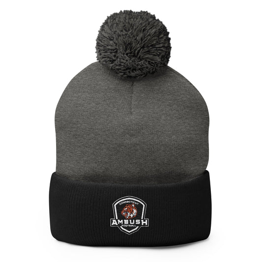 Pom - Pom Beanie | Connecticut Ambush