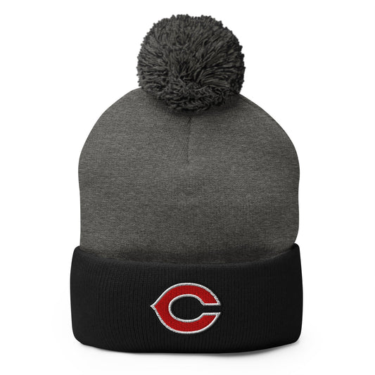 Pom - Pom Beanie | Cozad Girls Golf | Mark Logo