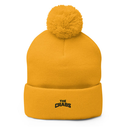 Pom - Pom Beanie | Crabs lax | Badge Logo