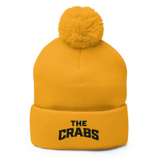 Pom - Pom Beanie | Crabs lax | Badge Logo