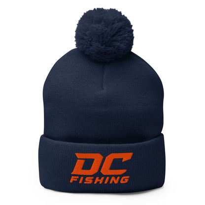 Pom - Pom Beanie | DeKalb Fishing Team | Script Logo