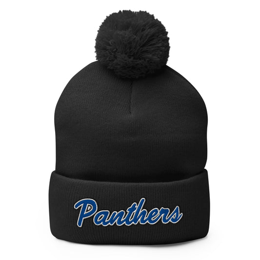 Pom - Pom Beanie | Denmark Technical College | Script Logo