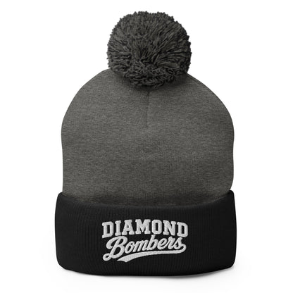 Pom-Pom Beanie | Diamond Bombers | Emblem Logo
