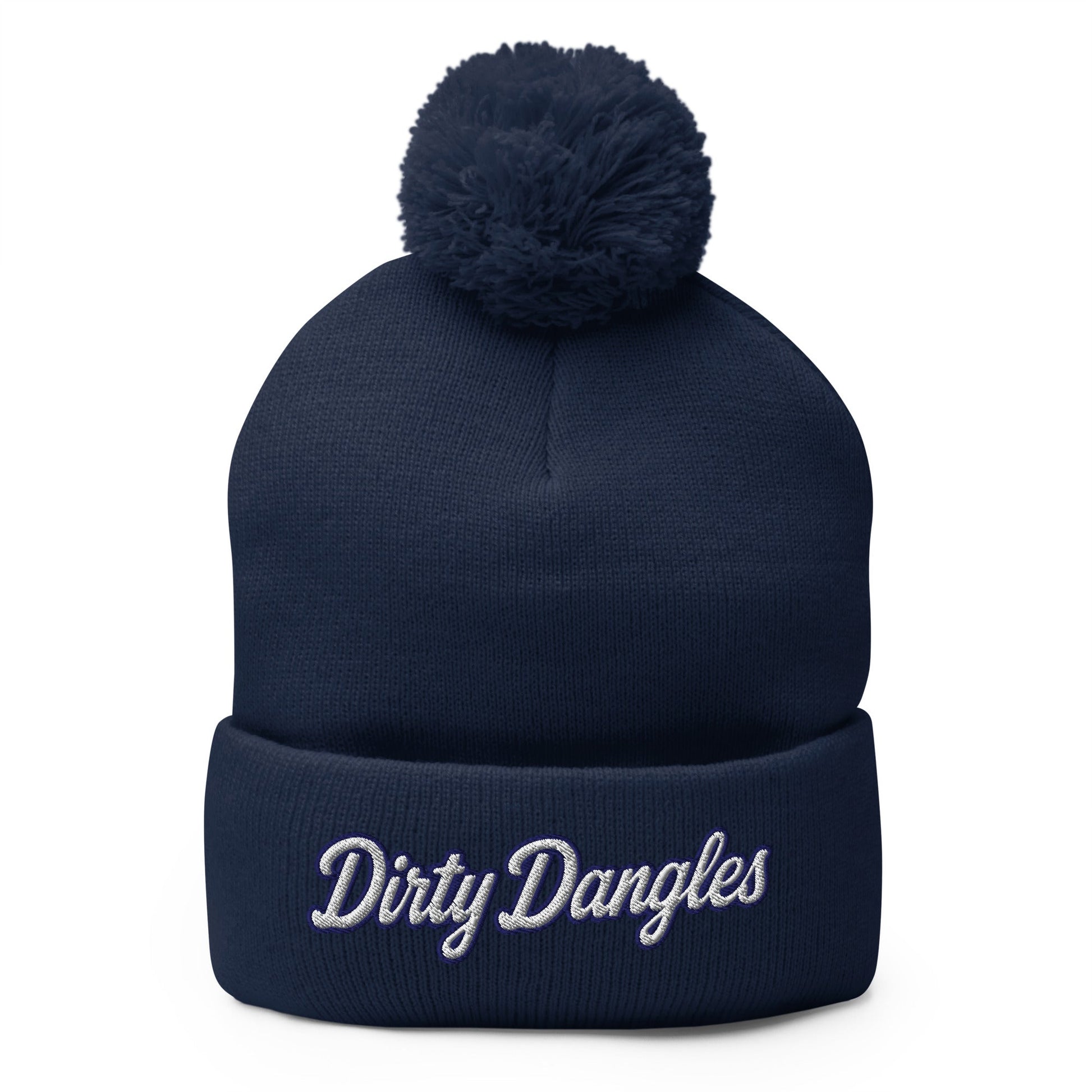 Pom - Pom Beanie | Dirty Dangles | Script Logo