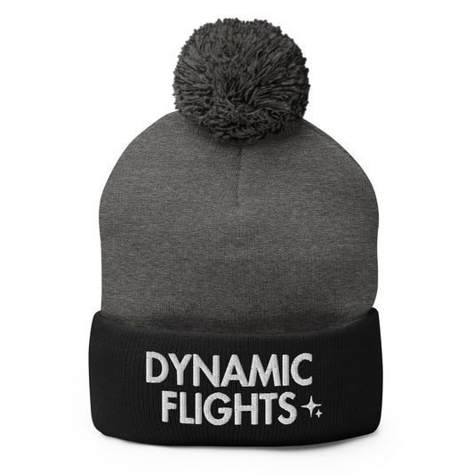 Pom - Pom Beanie | Dynamic Flights Gymnastics | Alt Logo