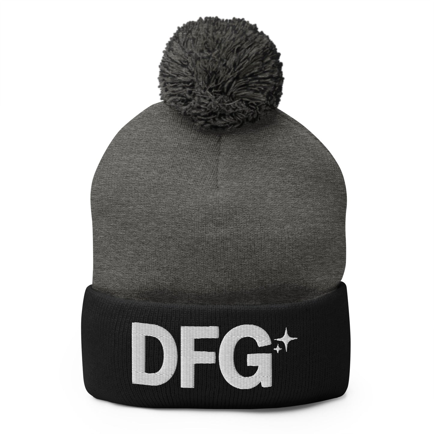 Pom - Pom Beanie | Dynamic Flights Gymnastics | DFG Logo