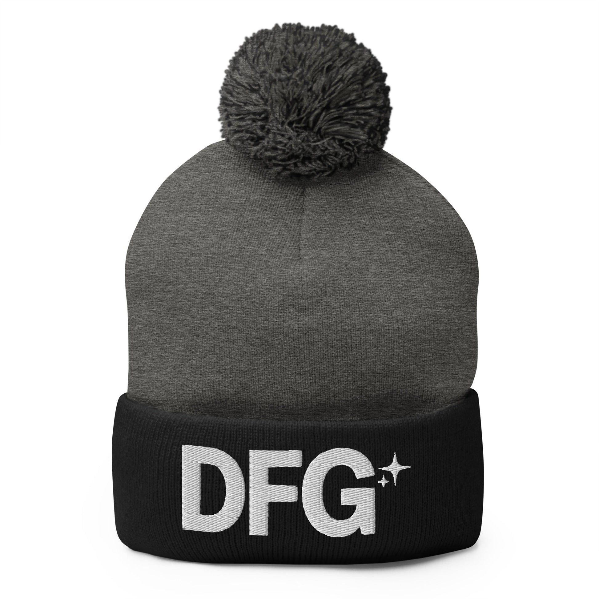 Pom - Pom Beanie | Dynamic Flights Gymnastics | DFG Logo